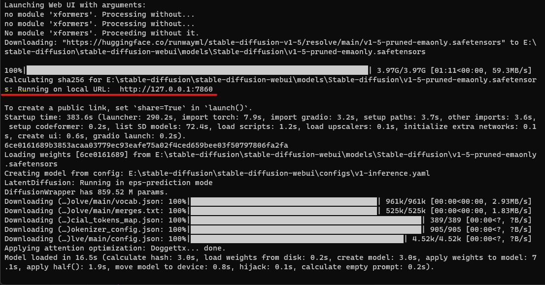 このローカルホストで開く